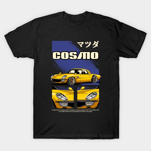 Iconic Cosmo Car T-Shirt by milatees